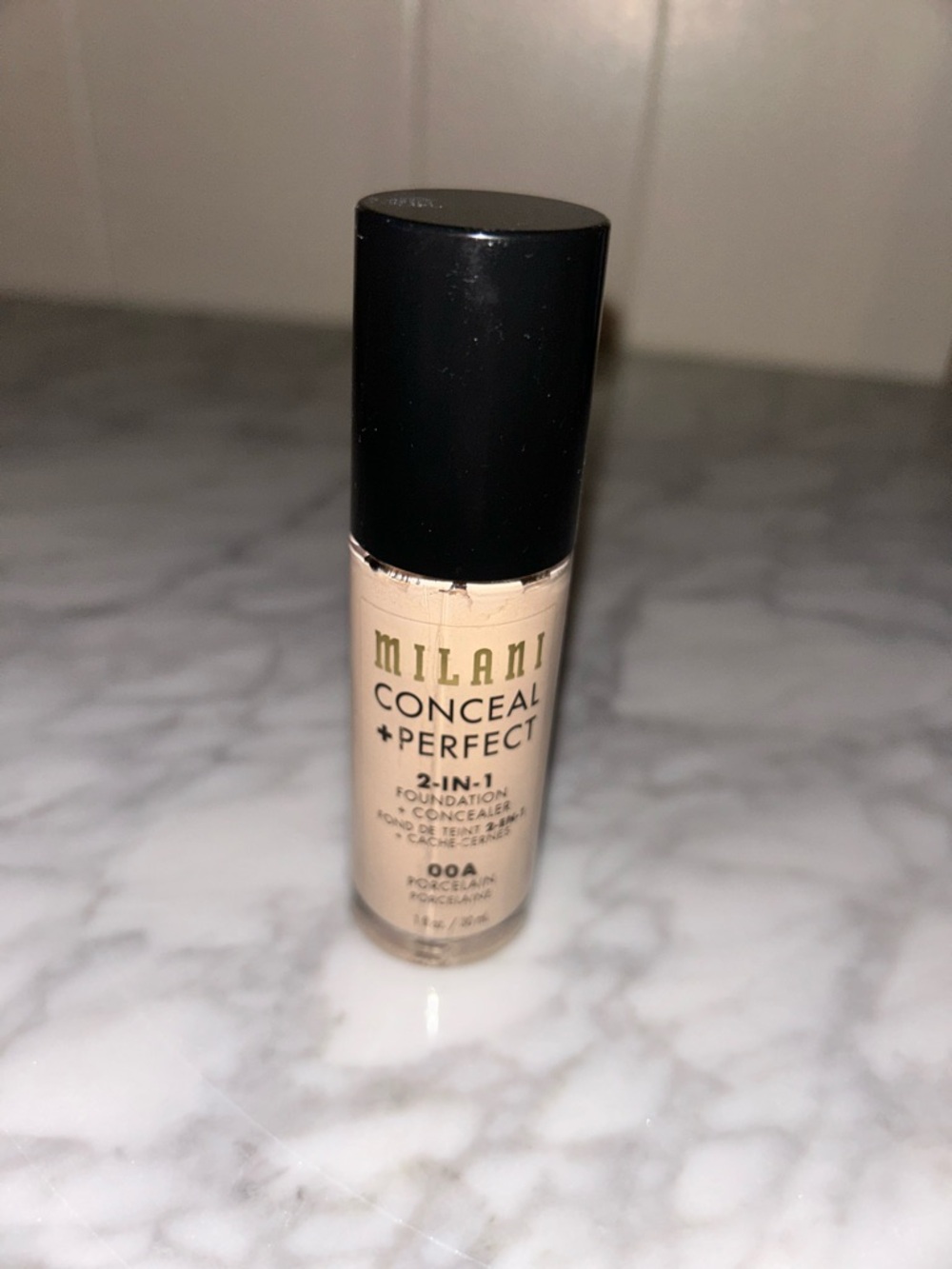 Milani Conceal + Perfect 2-in-1 Foundation & Concealer — Porcelain (00A)